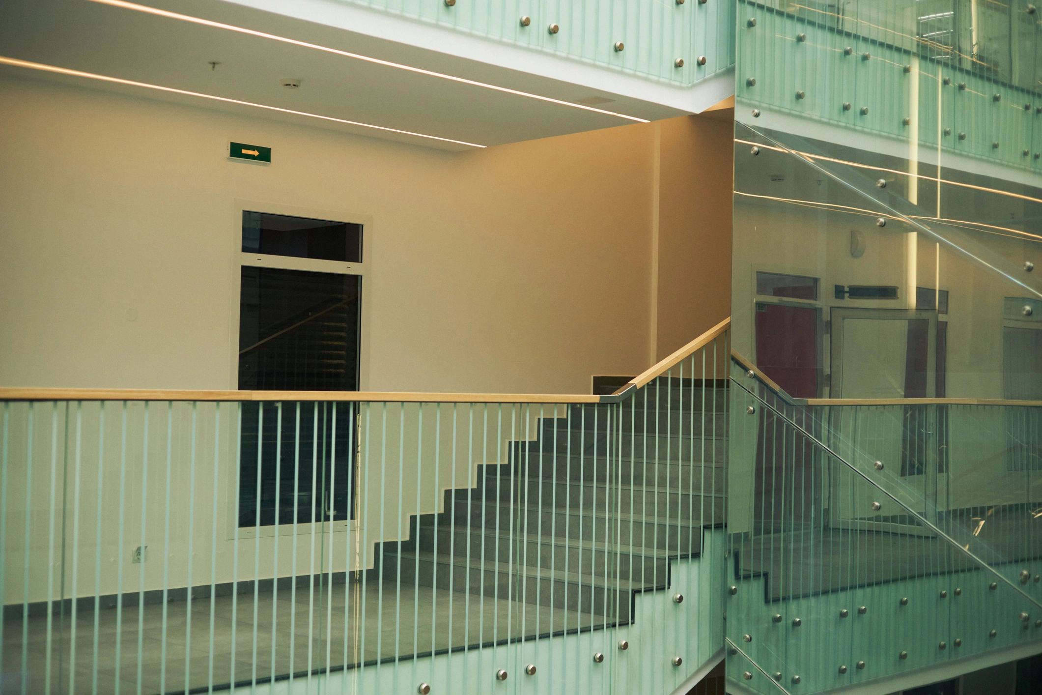 Modern office interior for facility management support